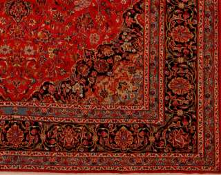 Large Area Rugs Handmade Persian Wool Mashad 10 x 13  