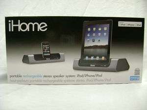   iTouch iPhone Portable Rechargeable Stereo Speaker Dock System iD8