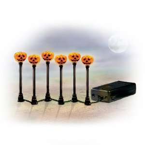  Ghoulish Glow Halloween Village Accessory Light Set by 