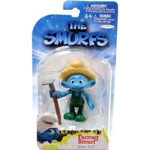 The Smurfs Movie Grab Ems Mini Figure Farmer Smurf Toys & Games