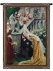 leighton medieval romantic kiss tapestry wall hanging s returns 