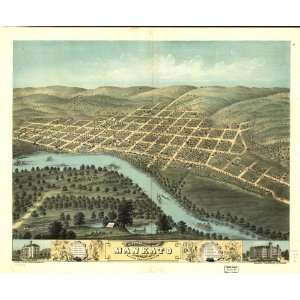  Mankato, Blue Earth County, Minnesota 1870. Merchants