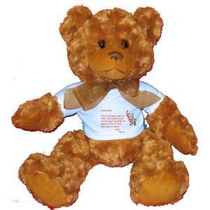   Spoil Mariah Rotten Plush Teddy Bear with BLUE T Shirt Toys & Games