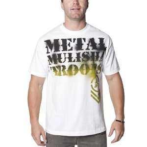  Metal Mulisha Troops Stencil Mens Short Sleeve Sportswear 