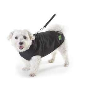  Pawz 1z Black Dog Coat with Built in Harness Size 18 Pet 