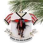 texas tech red raiders mascot jersey ornament expedited shipping 