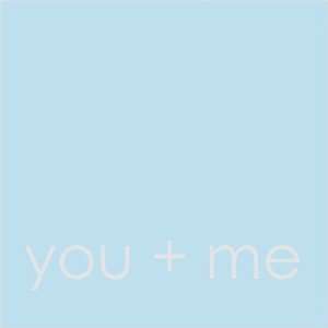   Me Limited Edition Wall Art Text Print in Pale Blue