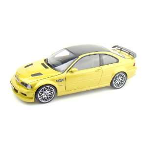  BMW M3 GTR 1/18 Yellow Toys & Games