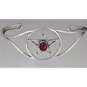  Essential Sterling Silver Pentacle Bracelet Accented With 