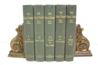 1906 First Edition 5 Vol Set THE BIBLE STORY Illustratd  