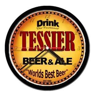  TESSIER beer and ale cerveza wall clock 