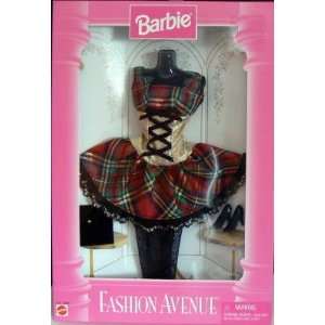   Avenue Collection   Red Plaid dress with Gold Bodice Toys & Games