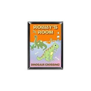  Personalized Dinosaur Room Sign 