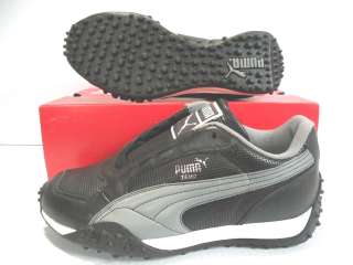 PUMA TEMO PERF SNEAKERS MEN SHOES BLACK/GRAY 340908 02 SIZE 5 NEW IN 