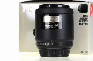 Pentax FA 50mm F/2.8 Macro Lens  