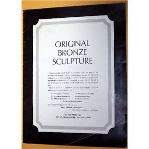  Original Bronze Sculpture Various Artists Books