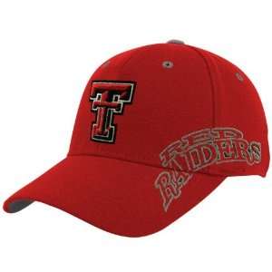   Texas Tech Red Raiders Scarlet Bootleg One Fit Hat