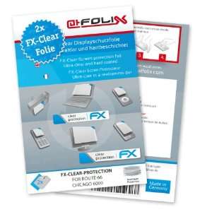  2 x atFoliX FX Clear Invisible screen protector for Route 