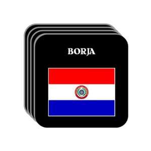  Paraguay   BORJA Set of 4 Mini Mousepad Coasters 