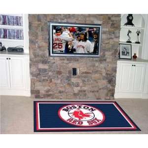 Boston Red Sox 5X8 ft Area Rug Floor/Door Carpet/Mat  