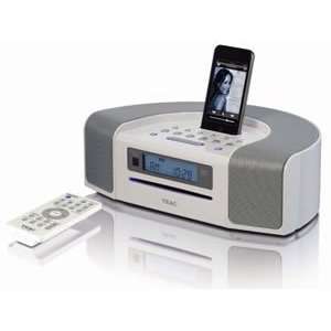  New CD/AM/FM Radio w/ iPod Dock   White   TEAC SR L250I W 