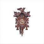 Black Forest Cuckoo Clock with Leaf Detail and Walnut F