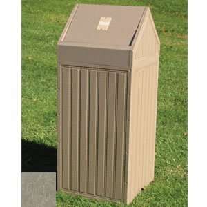  Eagle One Swing Top 22 Gallon Trash Receptacle New England 