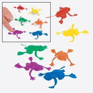 Gross (144) ~ Jumping Frogs ~ 2 in Plastic ~ New ~ Party Favors
