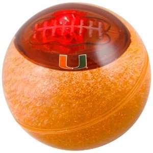    NCAA Miami Hurricanes 2.5 Light Up Bouncy Ball Toys & Games