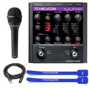  TC Helicon VoiceTone Synth w/ TC Helicon MP 70 Mic, XLR 