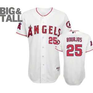 Peter Bourjos Jersey Big & Tall Majestic Home White 