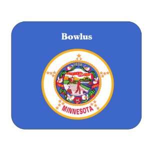  US State Flag   Bowlus, Minnesota (MN) Mouse Pad 