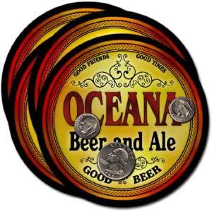  Oceana, WV Beer & Ale Coasters   4pk 