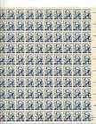 George Washington redrawn Sheet of 100 x 5 Cent US Postage Stamps NEW 
