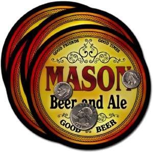  Mason , WI Beer & Ale Coasters   4pk 