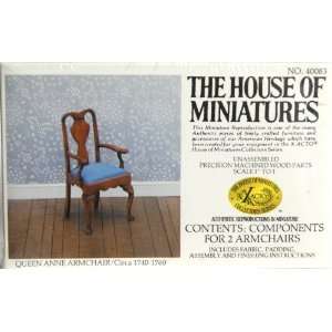   Miniatures Queen Anne Armchair/ Circa 1740 1760 #40083 Toys & Games