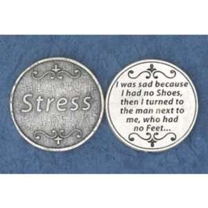  25 Stress Prayer Coins Jewelry