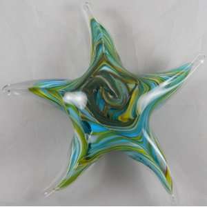  Glass Starfish Paperweight