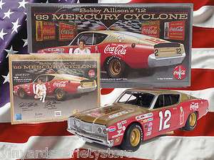 Bobby Allison #12 NASCAR Coca Cola Racing Legends 69 Mercury Cyclone 