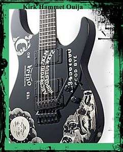 Kirk Hammett Ouija Guitar Body Vinyl Sticker Decals  