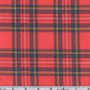   Poly Blend Red Plaid Sheer Fabric By The Yard Arts, Crafts & Sewing