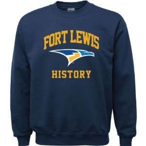   Skyhawks Navy Youth History Arch Crewneck Sweatshirt Sports