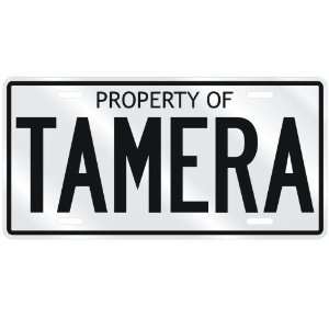  NEW  PROPERTY OF TAMERA  LICENSE PLATE SIGN NAME