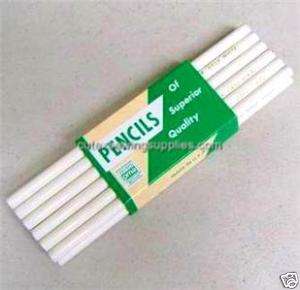White Tailoring Pencils / Fabric Marking Pencil   12 Pk  