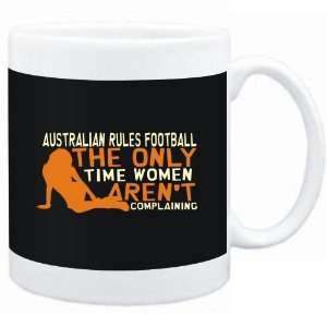  Mug Black  Australian Rules Football  THE ONLY TIME 