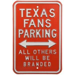  Texas Longhorns Focal Orange Branded Parking Sign Sports 