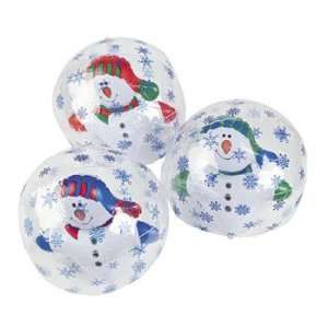   In Snowflake Beach Balls   Games & Activities & Inflates Toys & Games