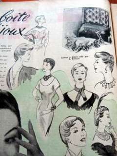 VTG 1950s PARIS Pattern Catalog Book ECHO DE MODE 1954  