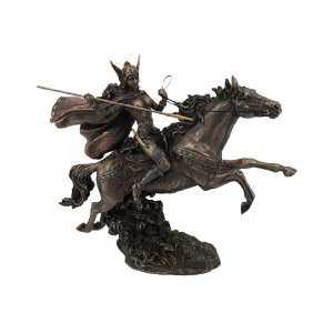  Norse Valkyrie On Running Horse Statue Valhalla Viking 