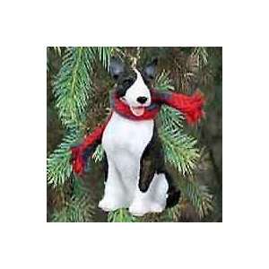  Brindle Bull Terrier Christmas Ornament